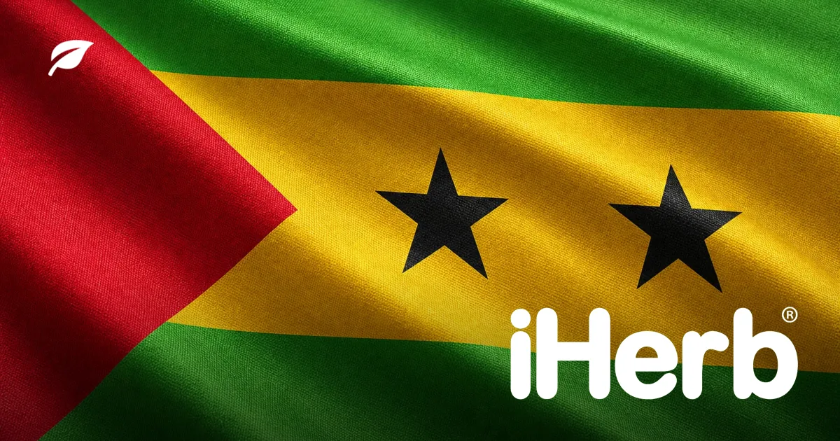 iHerb em São Tomé e Príncipe: envio, alfândega e entrega